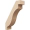 Ekena Millwork 5-inch W x 16-inch D x 22-inch H Copenhagen Rough Cedar Woodgrain TimberThane Knee Brace, Primed BRCUR05X16X22CHGRCPR - alternate 1